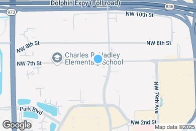 Map image of the property - 8245 NW 6th Ter