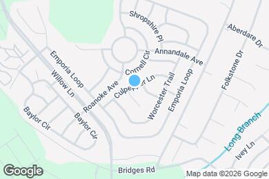 Map image of the property - 1556 Culpepper Ln