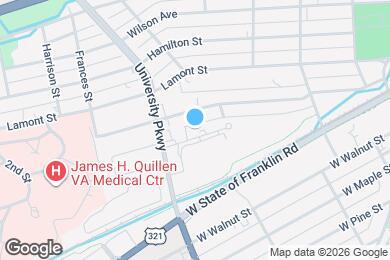 Map image of the property - 416 Lee St