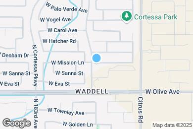 Map image of the property - 9232 N 180th Ln