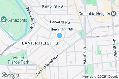 Map image of the property - 1709 Lanier Pl NW