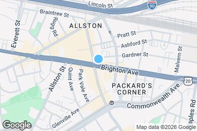 Map image of the property - 141 Brighton Ave