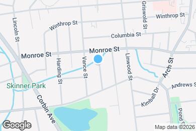 Map image of the property - 33 Brooklawn St