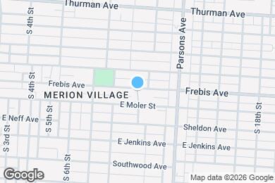 Map image of the property - 365 Frebis Ave