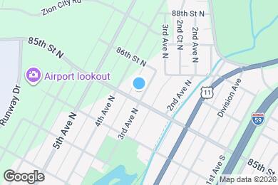 Map image of the property - 8504 3rd Ave N