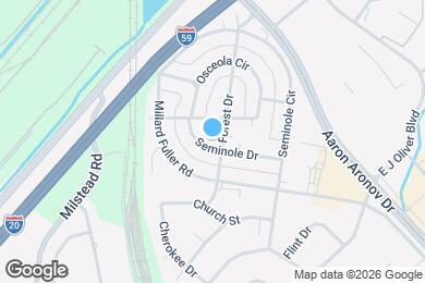 Map image of the property - 6621 Seminole Dr