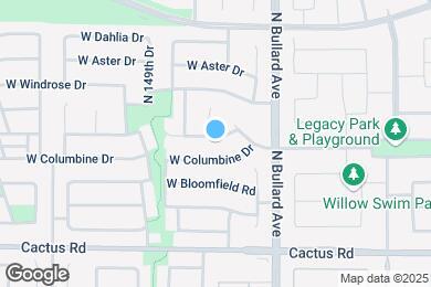Map image of the property - 14807 W Larkspur Dr