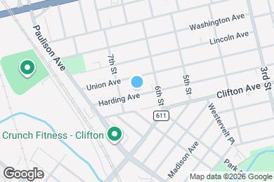 Map image of the property - 336 Harding Ave