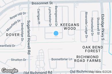 Map image of the property - 13916 Bonnercrest Dr