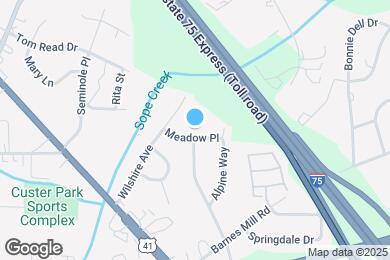 Map image of the property - 843 Meadow Pl