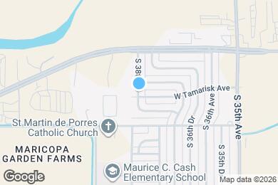 Map image of the property - 4653 S 38th Dr