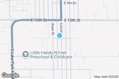 Map image of the property - 1100 Lincoln St