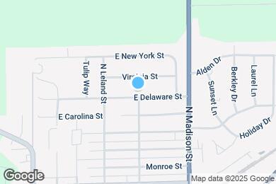 Map image of the property - 325 E Delaware St