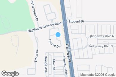 Map image of the property - 930 Oxford Dr