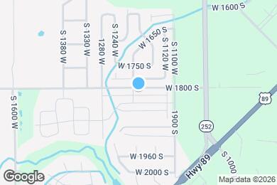 Map image of the property - 1185 W 1820 S