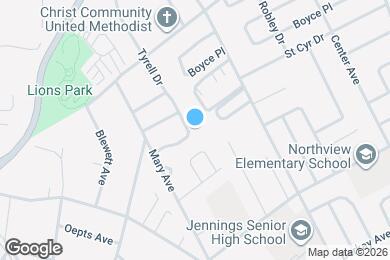 Map image of the property - 2501 Tyrell Dr