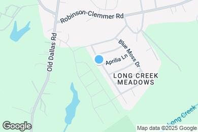 Map image of the property - 2621 Meadow Crossing Dr