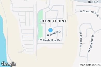 Map image of the property - 11402 W Hutton Dr