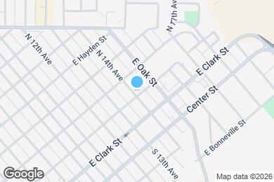 Map image of the property - 308 N 14th Ave