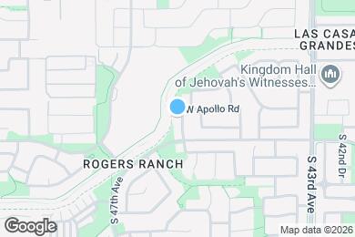 Map image of the property - 6624 S 45th Glen