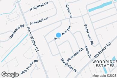 Map image of the property - 1023 Brittlewood Dr
