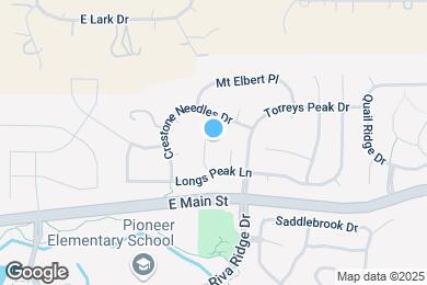Map image of the property - 10530 Humboldt Peak Way