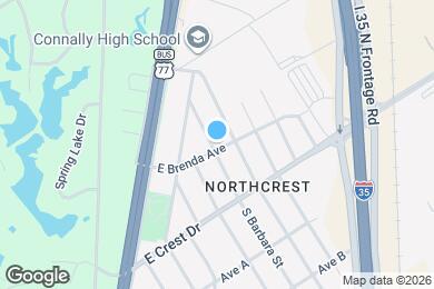 Map image of the property - 701 N Barbara St