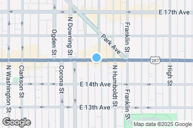 Map image of the property - 1234 E Colfax Ave