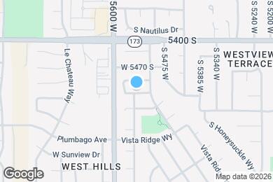 Map image of the property - 5540 W Stone Blf Wy