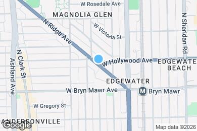 Map image of the property - 5666 N Ridge Ave