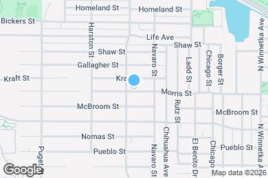 Map image of the property - 1731 Morris St