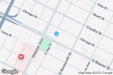 Map image of the property - 535 S Clay St