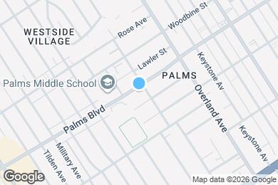 Map image of the property - 10810 Palms Blvd