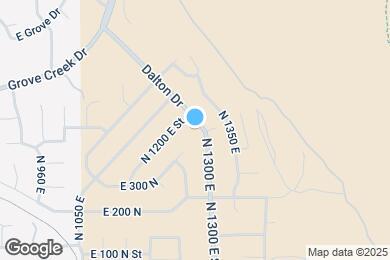 Map image of the property - 455 N 1300 E