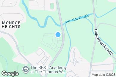 Map image of the property - 1445 Creekside Cir NW