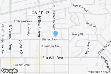 Map image of the property - 2006 N Commonwealth Ave