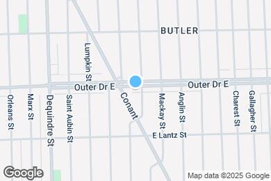 Map image of the property - 1630 Outer Dr E
