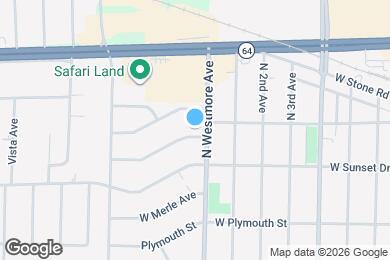 Map image of the property - 612 W James St