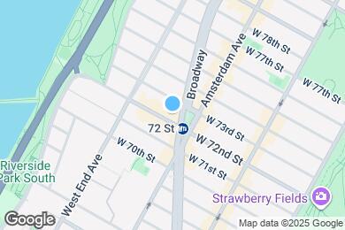 Map image of the property - 201 W 72nd St