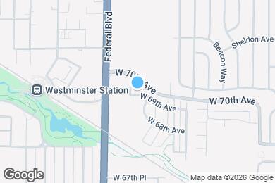 Map image of the property - 2863 W 69th Ave