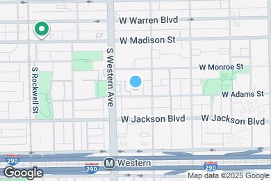 Map image of the property - 2320 W Adams St