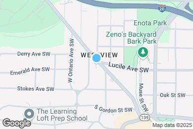 Map image of the property - Westview Lofts