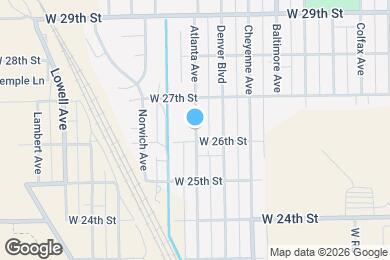 Map image of the property - 2621 Atlanta Ave
