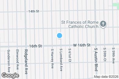 Map image of the property - 1532 S Lombard Ave