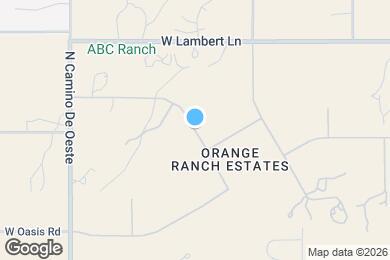 Map image of the property - 8452 N Avd De La Bellota