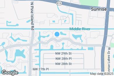 Map image of the property - 8350 Sunrise Lakes Blvd