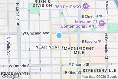 Map image of the property - 730 N Wabash Ave