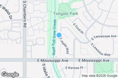 Map image of the property - 1059 S Joplin Way