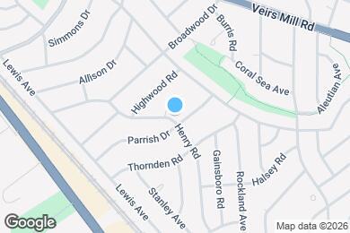 Map image of the property - 1712 Henry Rd