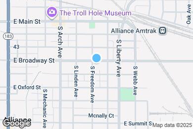 Map image of the property - 517 E Broadway St